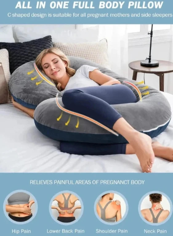 Ultimate Comfort C-Shaped Pregnancy Body Pillow